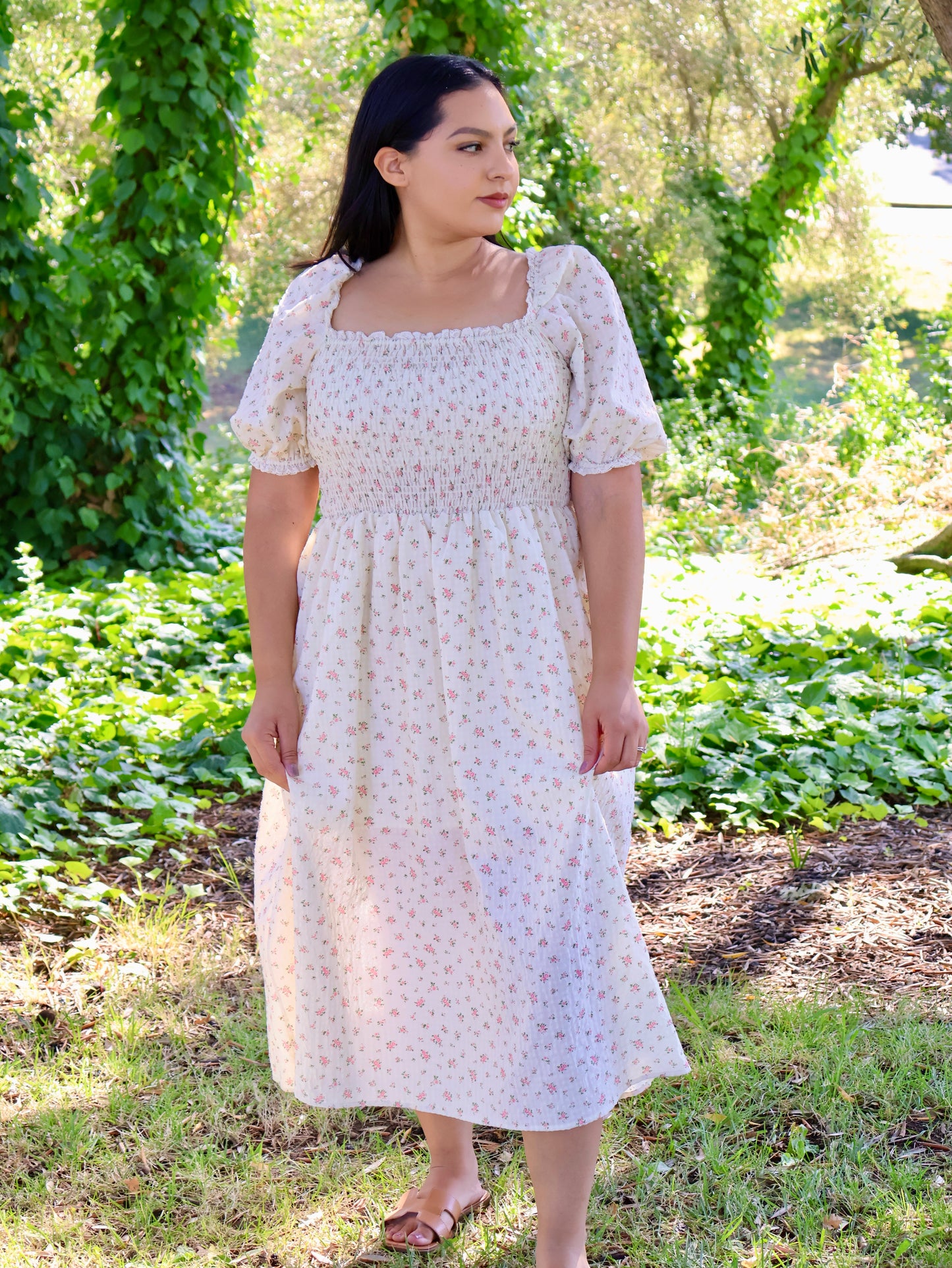 Set Apart Floral Midi Dress