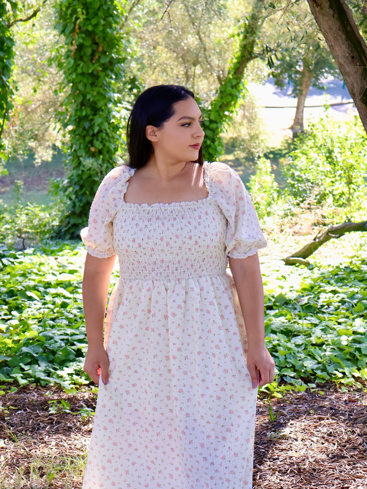 Set Apart Floral Midi Dress