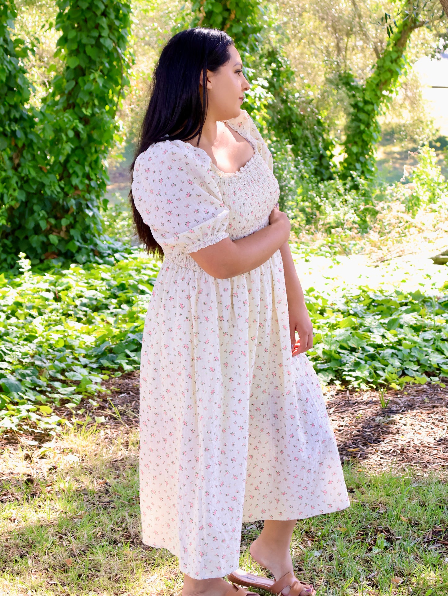 Set Apart Floral Midi Dress