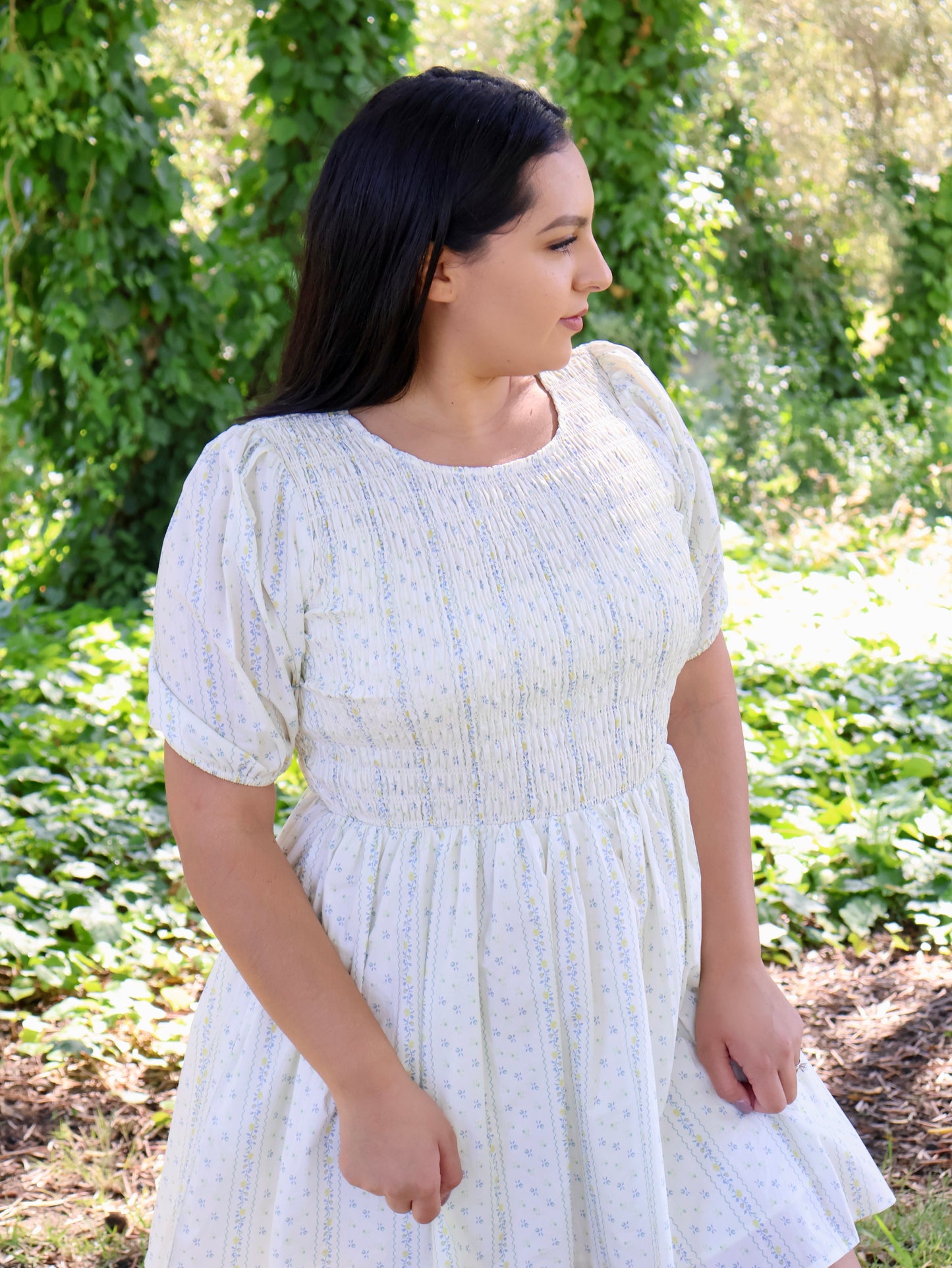In Bloom Smocked Mini Dress