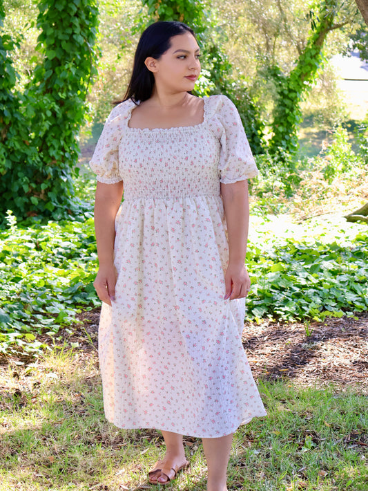 Set Apart Floral Midi Dress