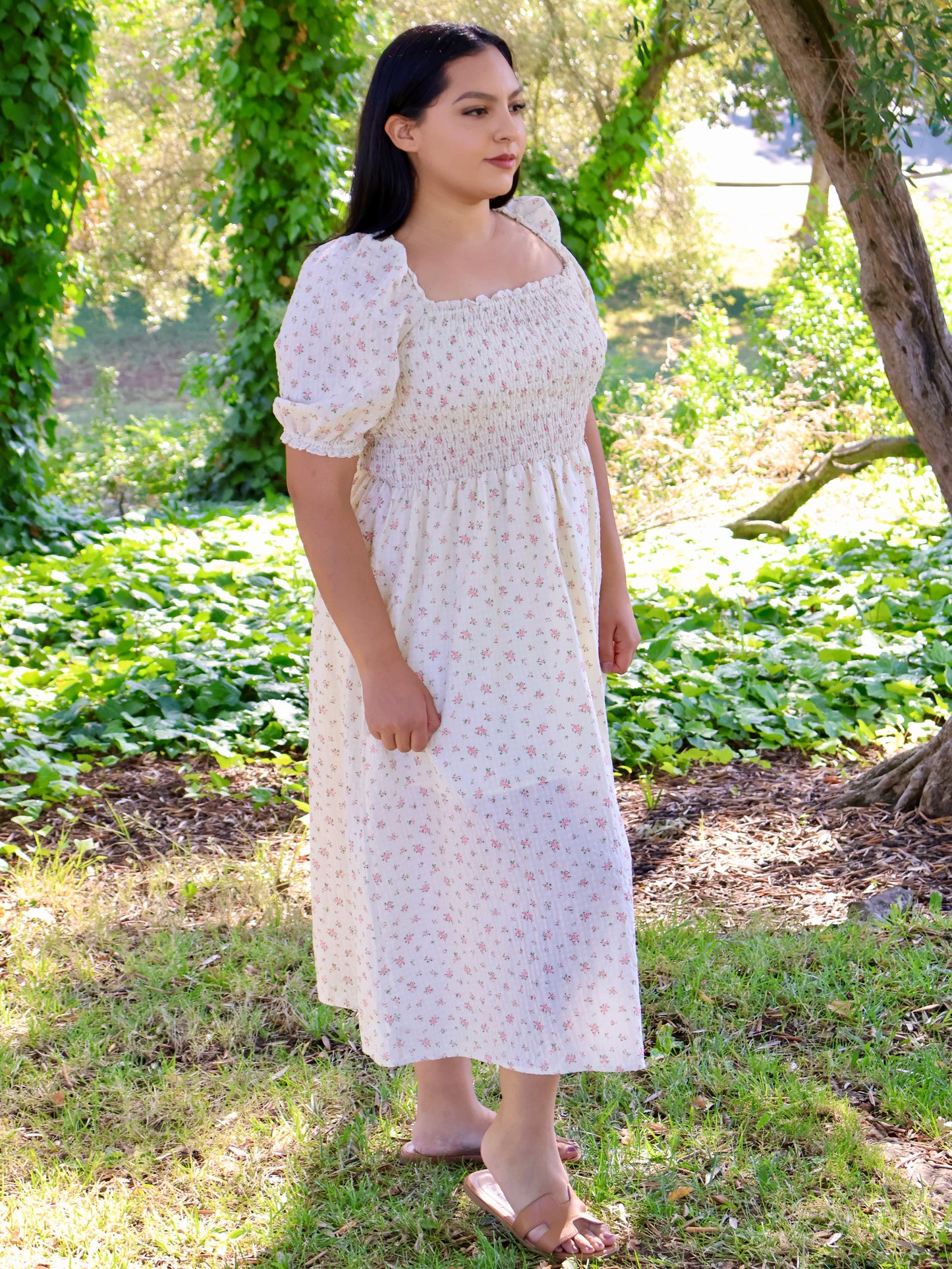 Set Apart Floral Midi Dress